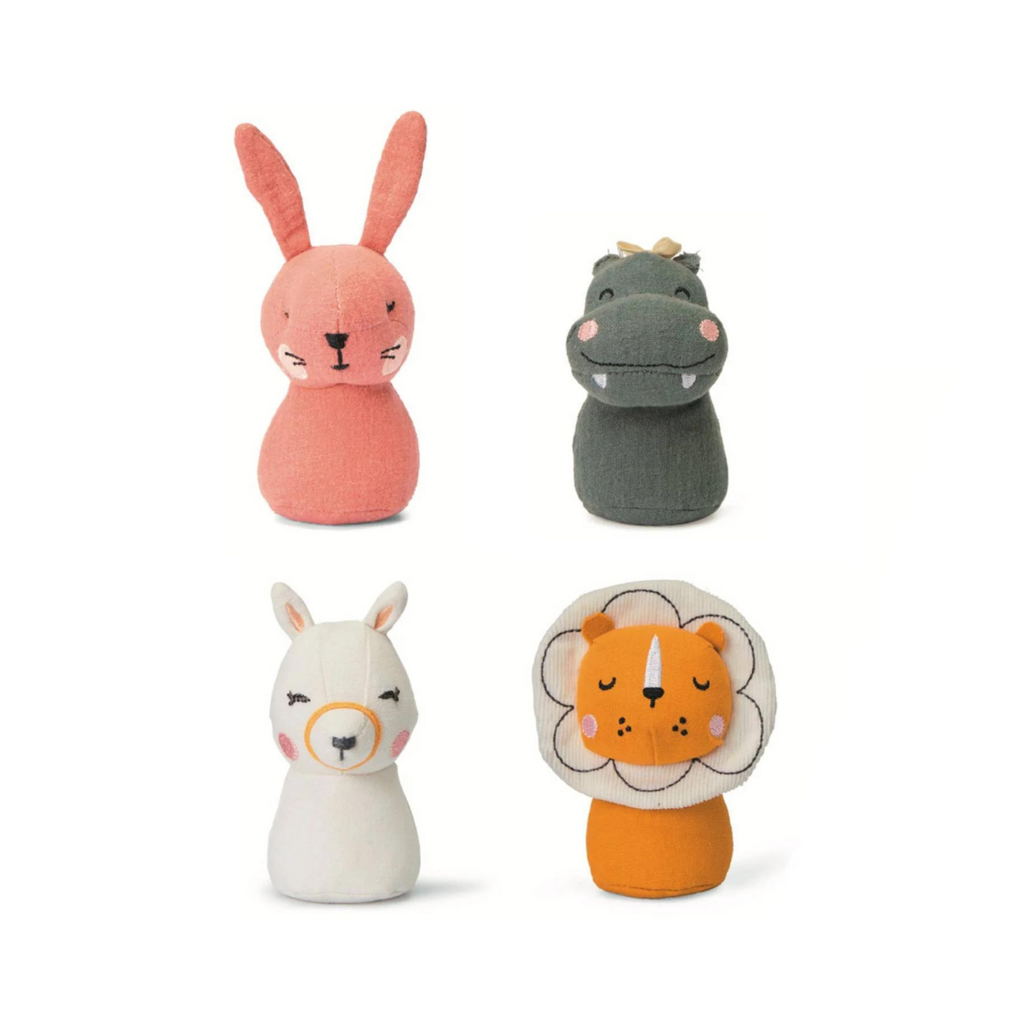 Jucarie zornaitoare din material textil, Mini Lama, Picca Loulou