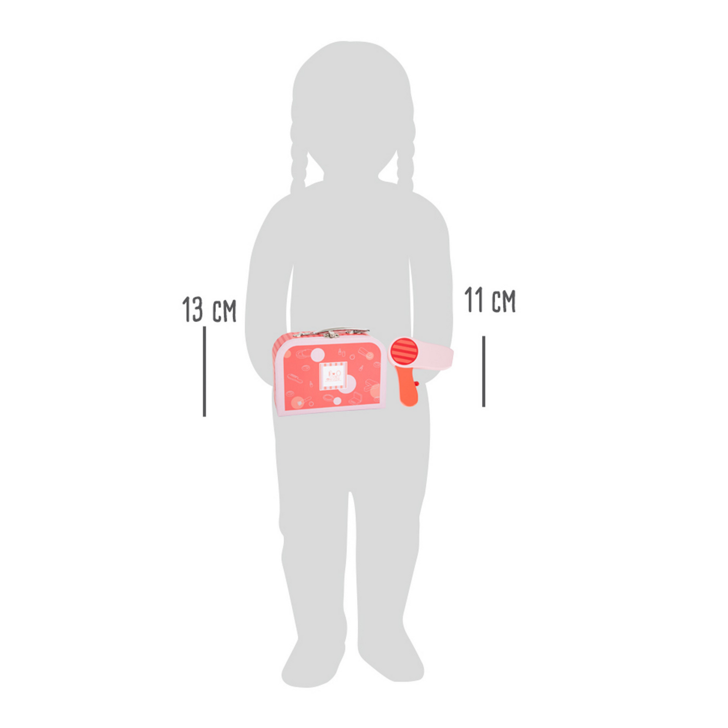 Trusă de machiaj şi coafură, retro, din lemn, Small Foot