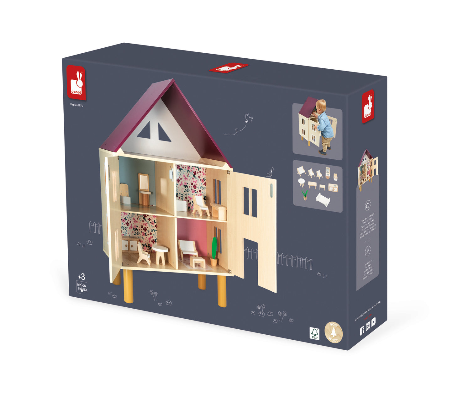 Casuta pentru papusi Twist, Janod