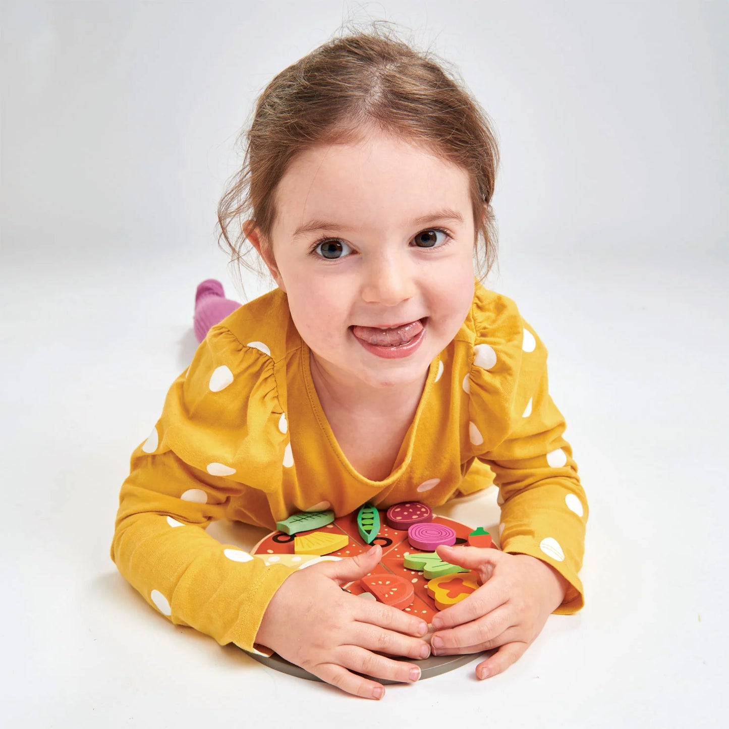 Set de jucarie din lemn Pizza Party, Tender Leaf Toys